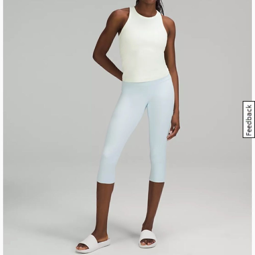 Lululemon Align™ High-Rise Crop 21”. Powder Blue